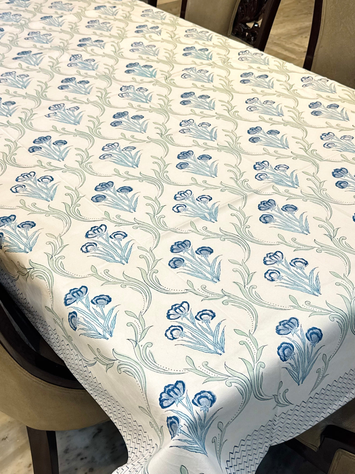 Blockprint Table Cloth 6 Seater (90*60 inches)