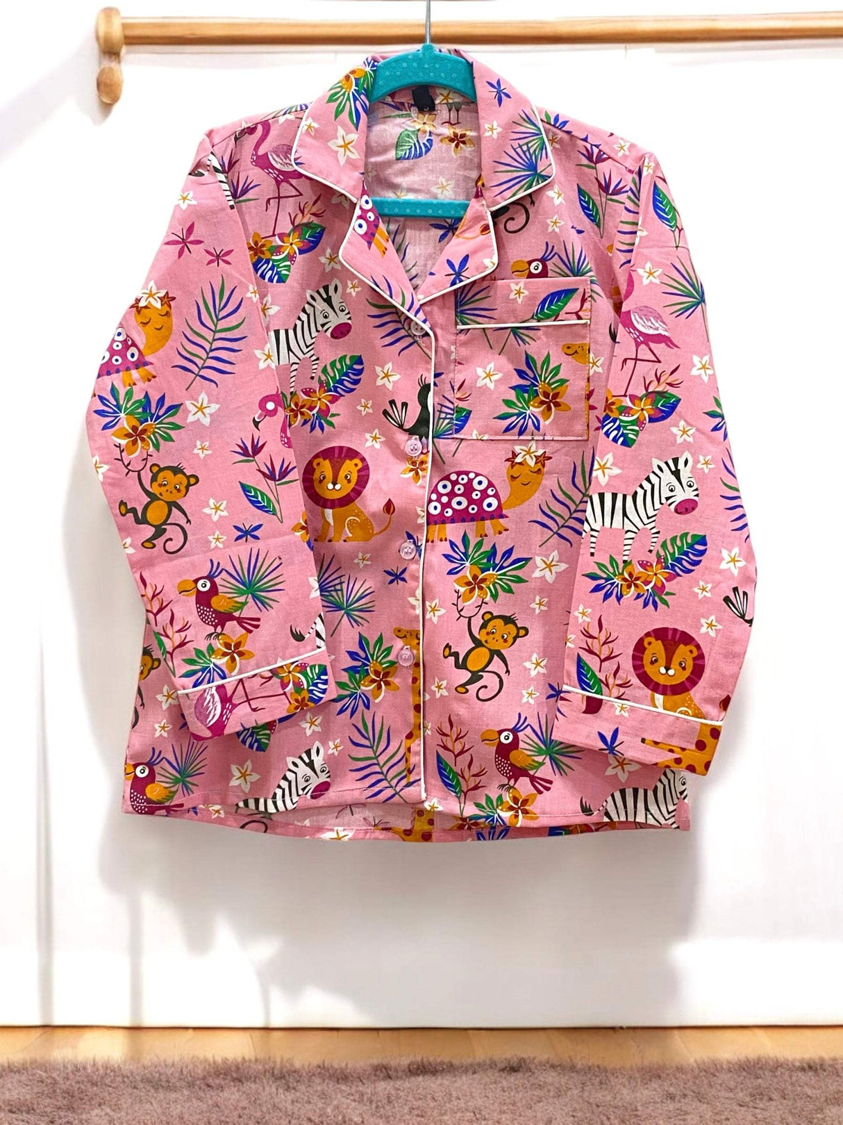 Jungle Animals Kids Night Suit Set