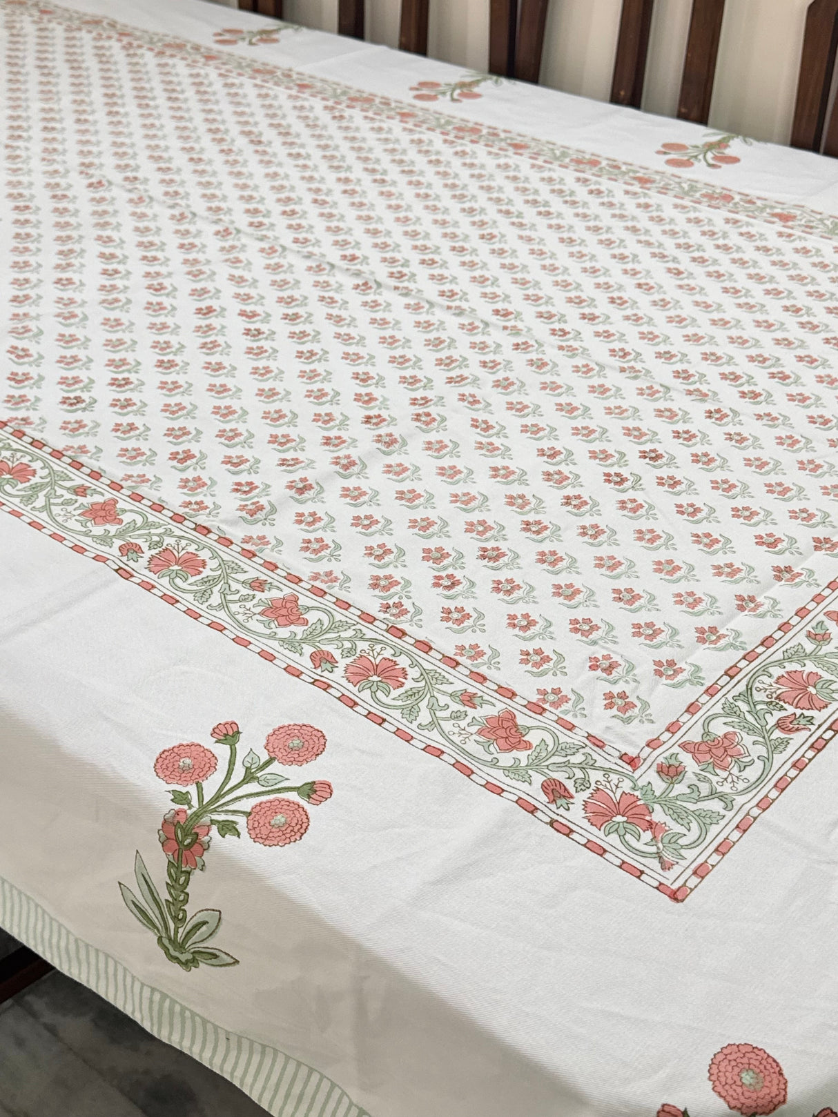 Blockprint Table Cloth 8 Seater (108*60 inches)