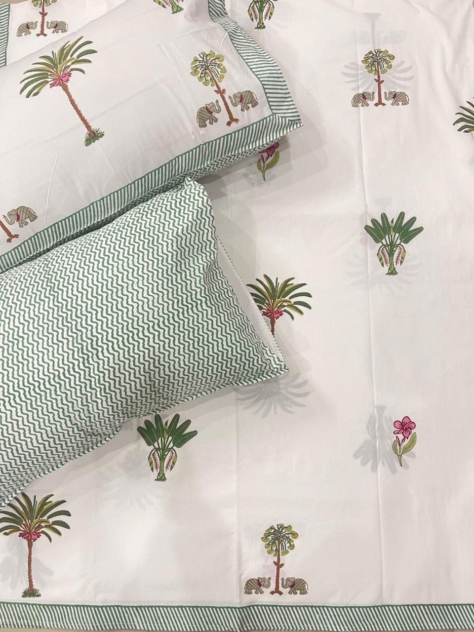 Blockprint Cotton Bedsheet