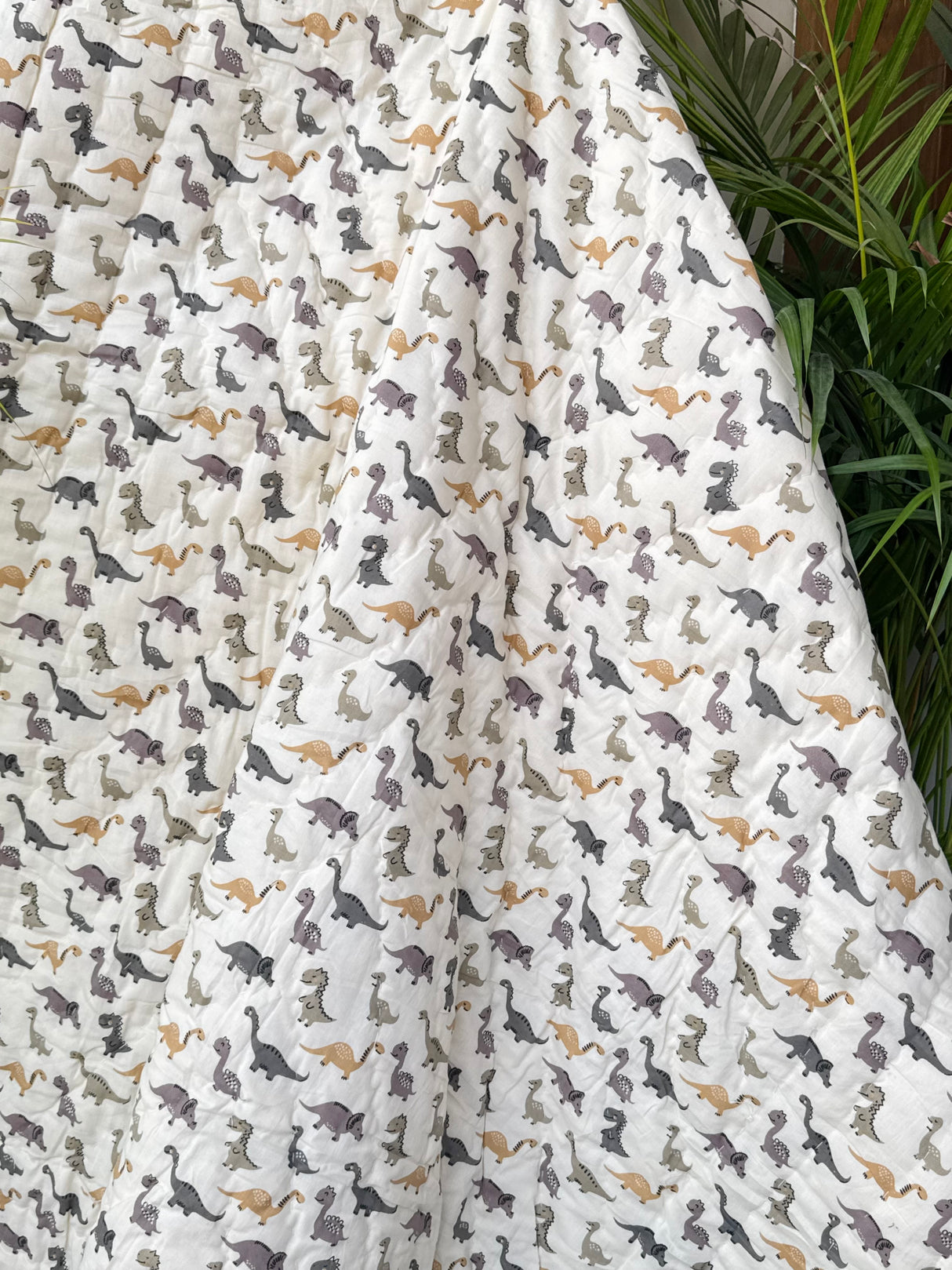 Dinosaur Chevron Kids Quilt