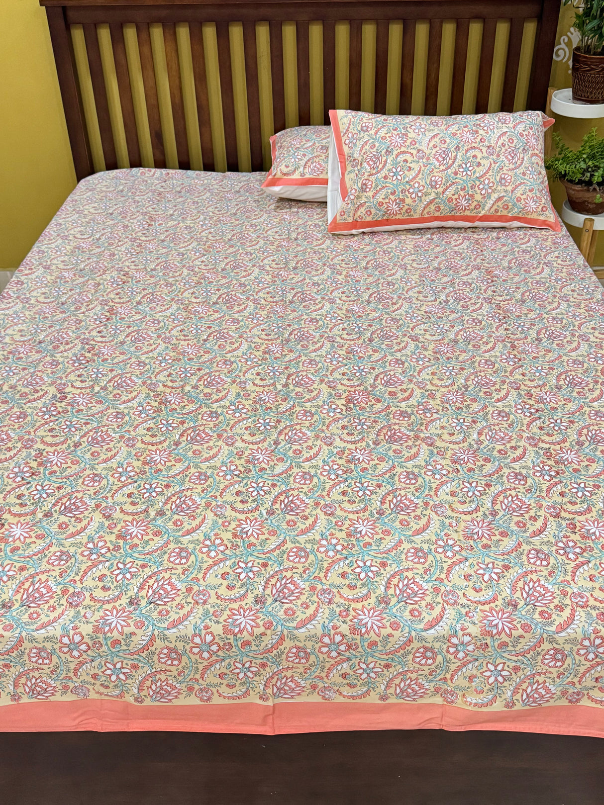 Blockprint Cotton Bedsheet