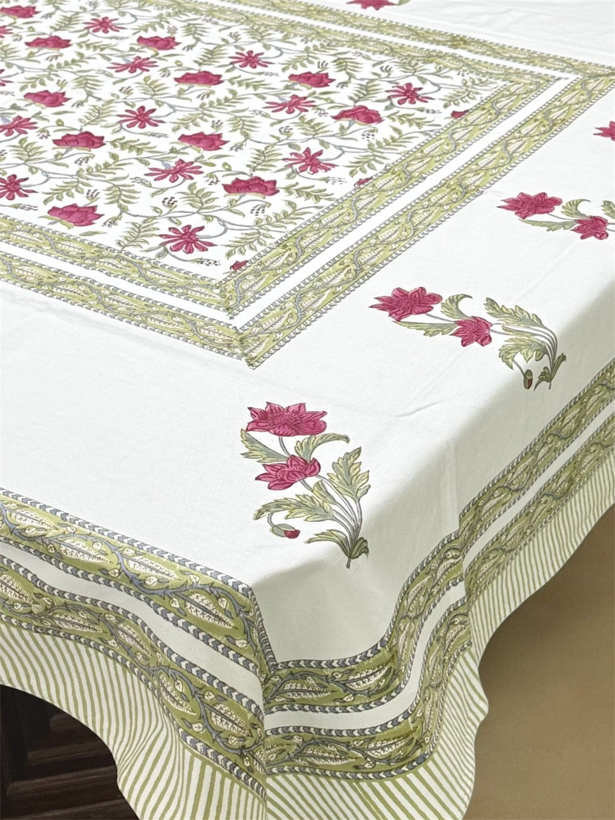 Blockprint Table Cloth 8 Seater (108*60 inches)