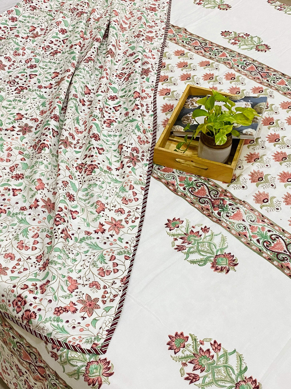 Blockprint Cotton Dohar