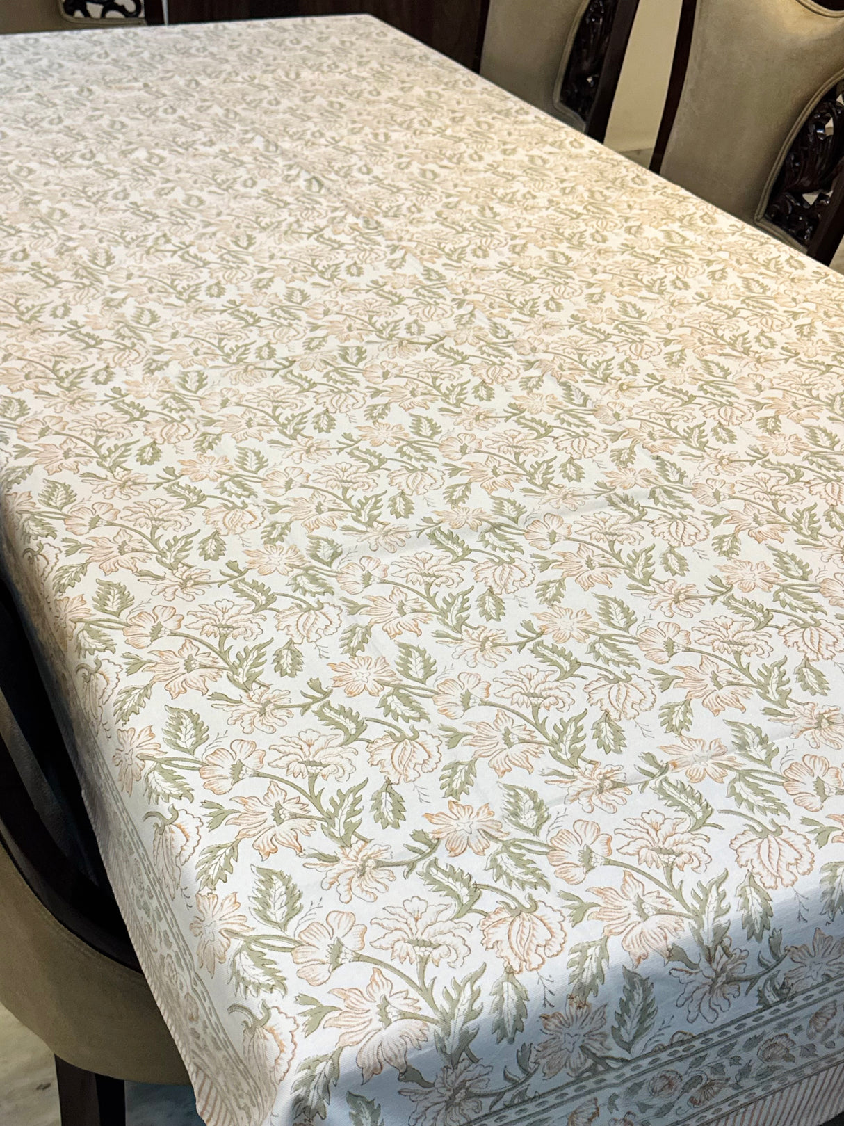 Blockprint Table Cloth 8 Seater (108*60 inches)