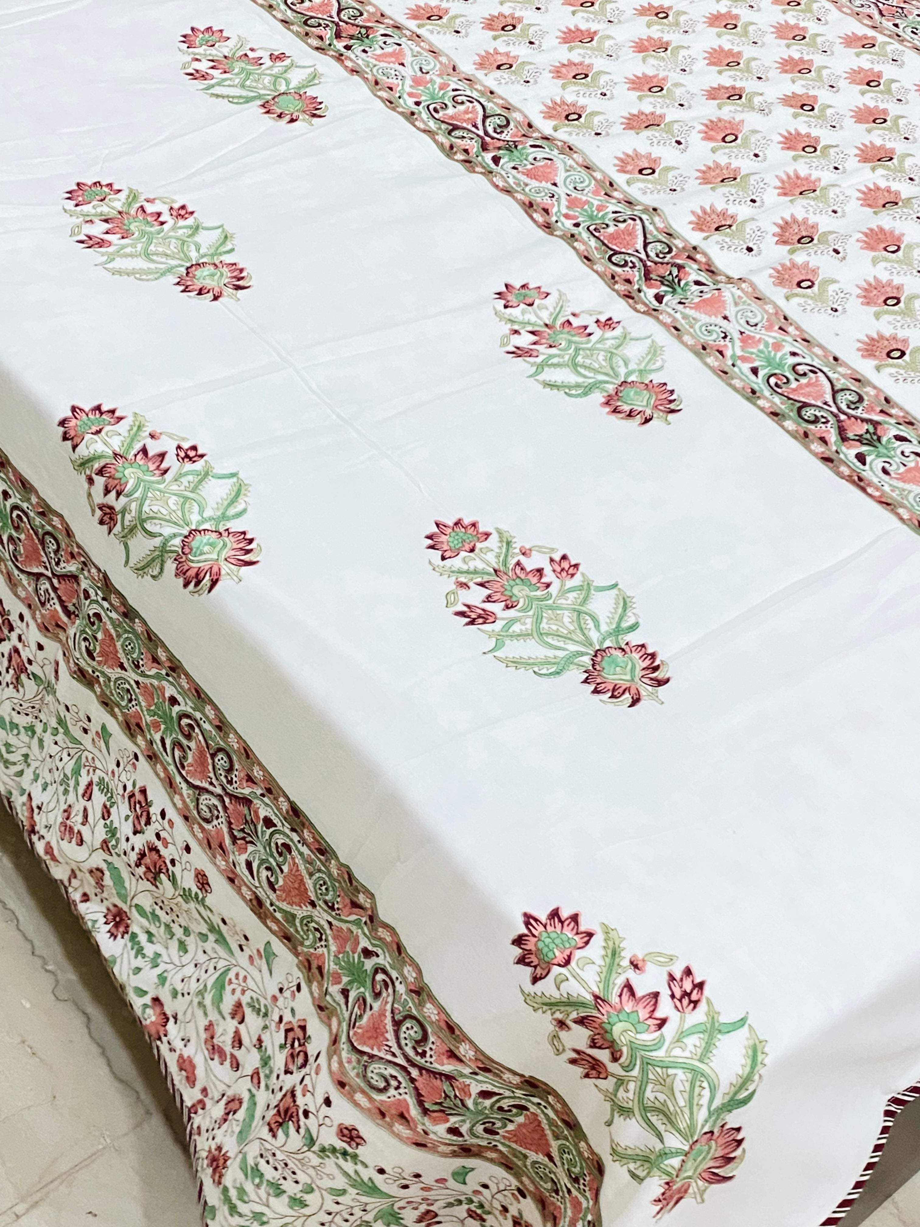 Blockprint Cotton Dohar- Double Size (90*108 inches)