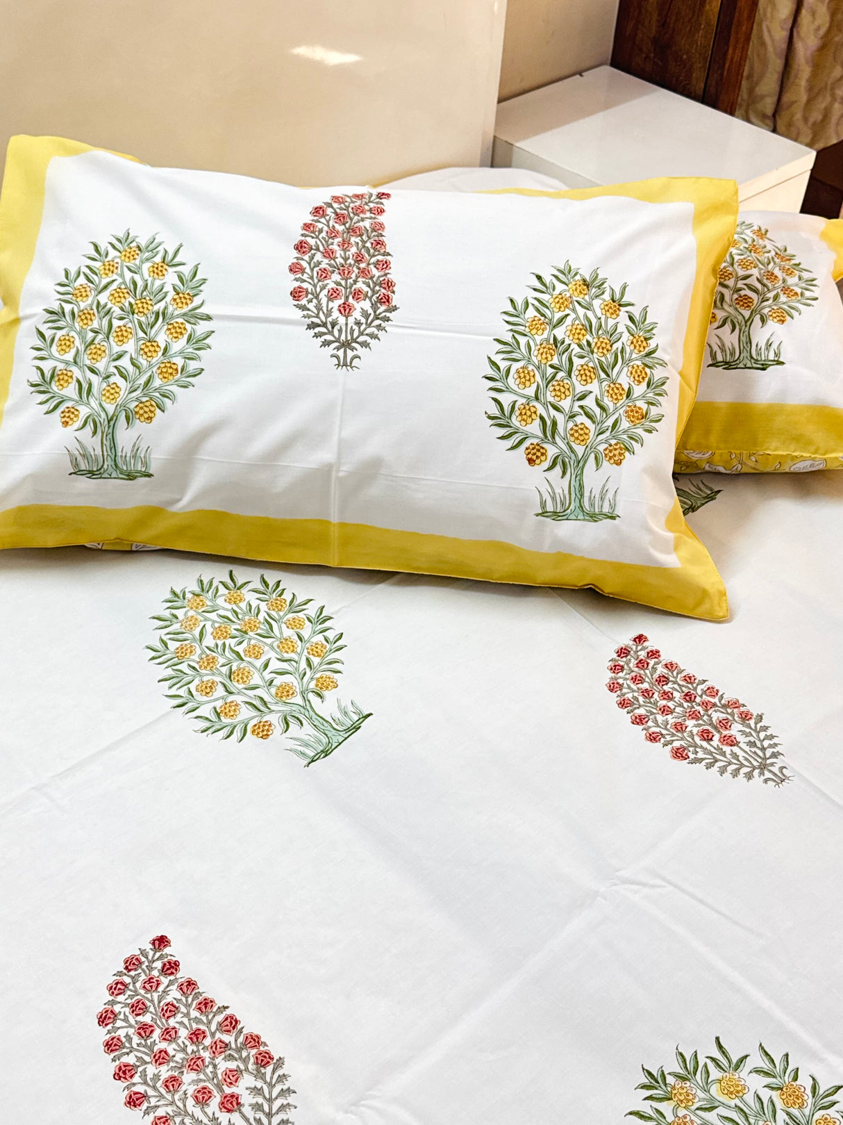 Blockprint Cotton Bedsheet