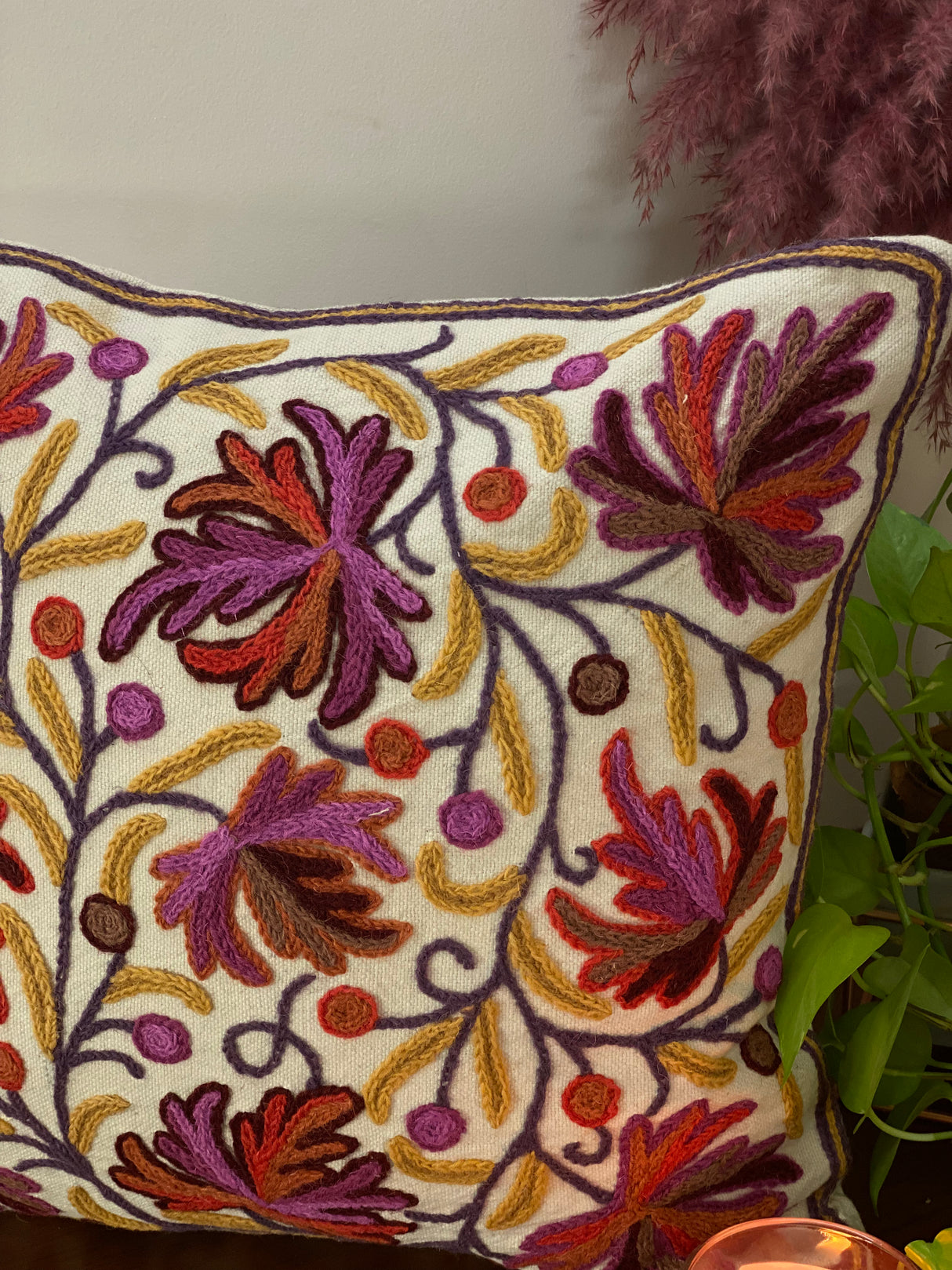 Kashmiri Cushion Cover -16*16 inches