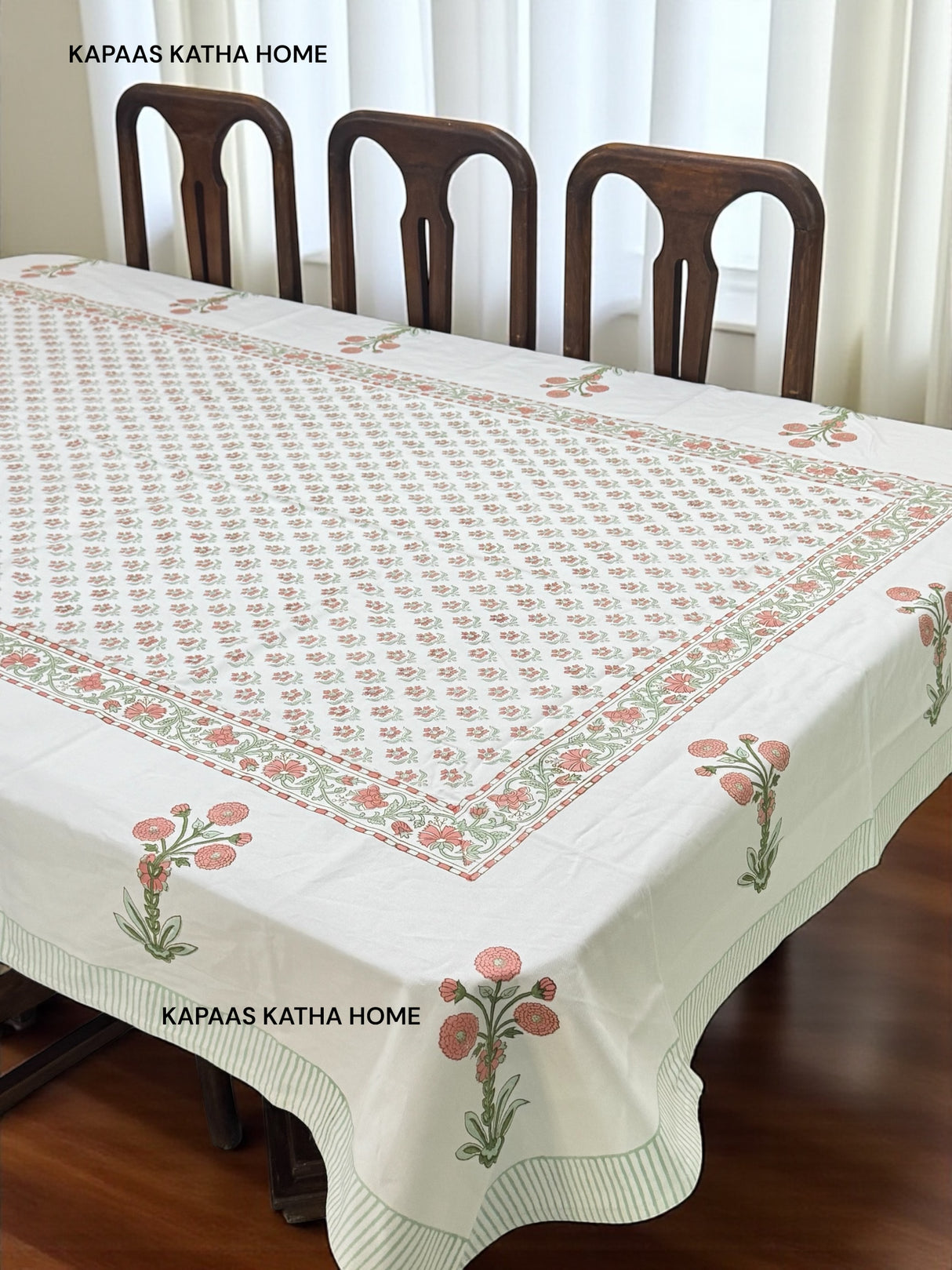 Blockprint Table Cloth 8 Seater (108*60 inches)
