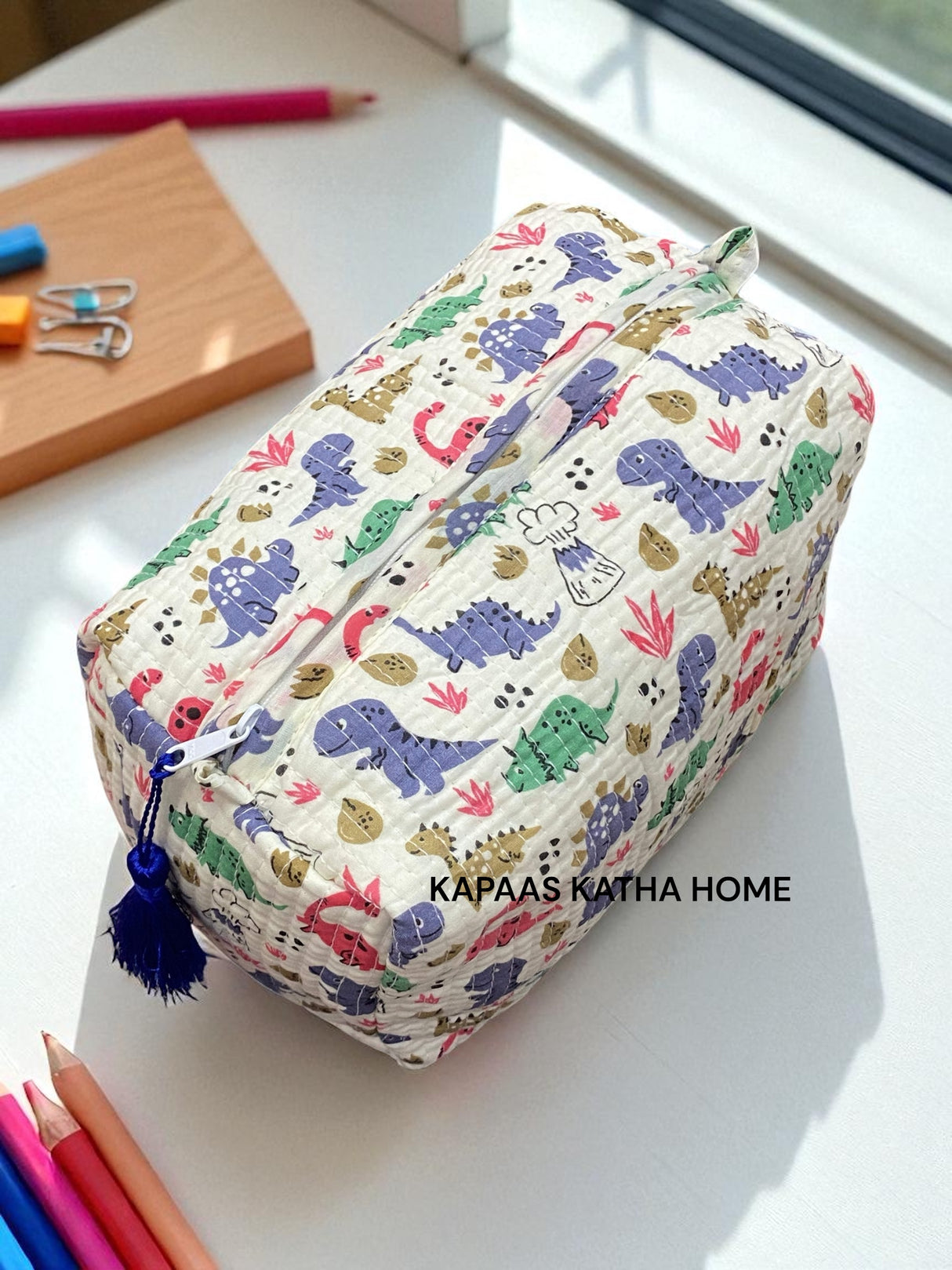 Dinosaur LARGE Pouch