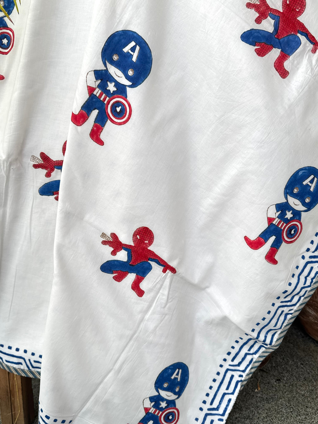 Spiderman Captain America- Layered Kids Blanket