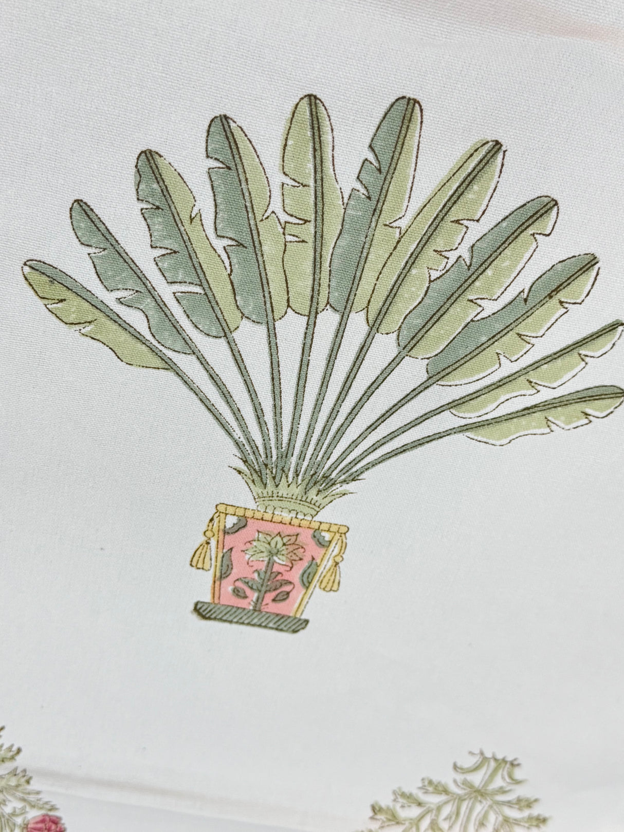 Blockprint Cotton Table Runner