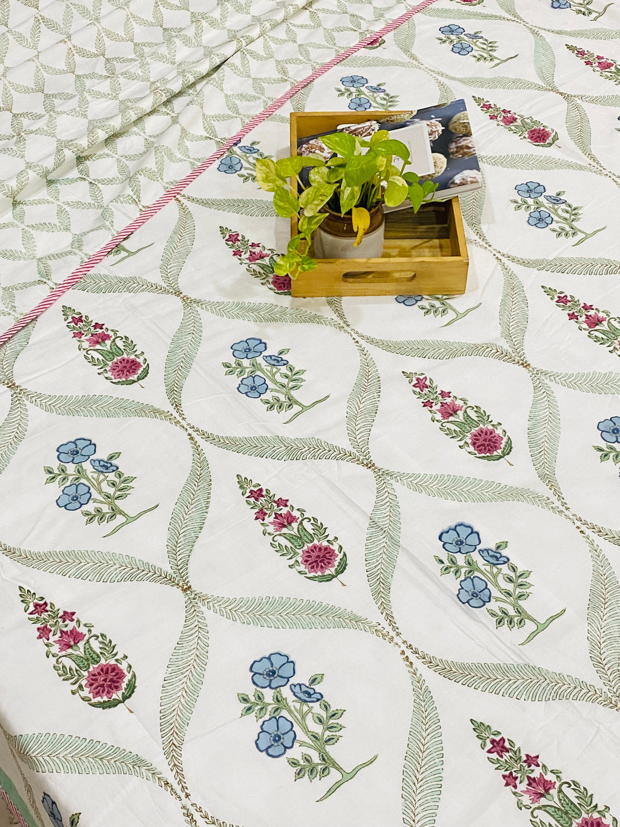 Blockprint Cotton Dohar
