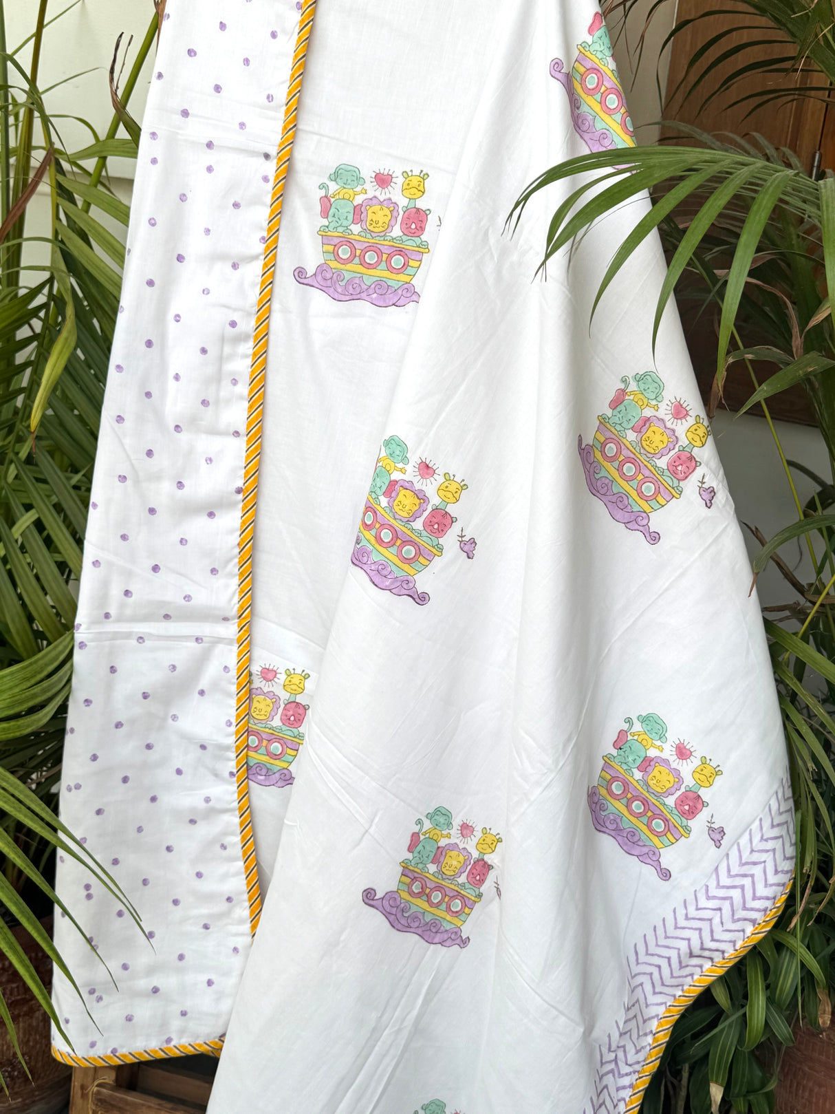 Animals Ride- Layered Kids Blanket