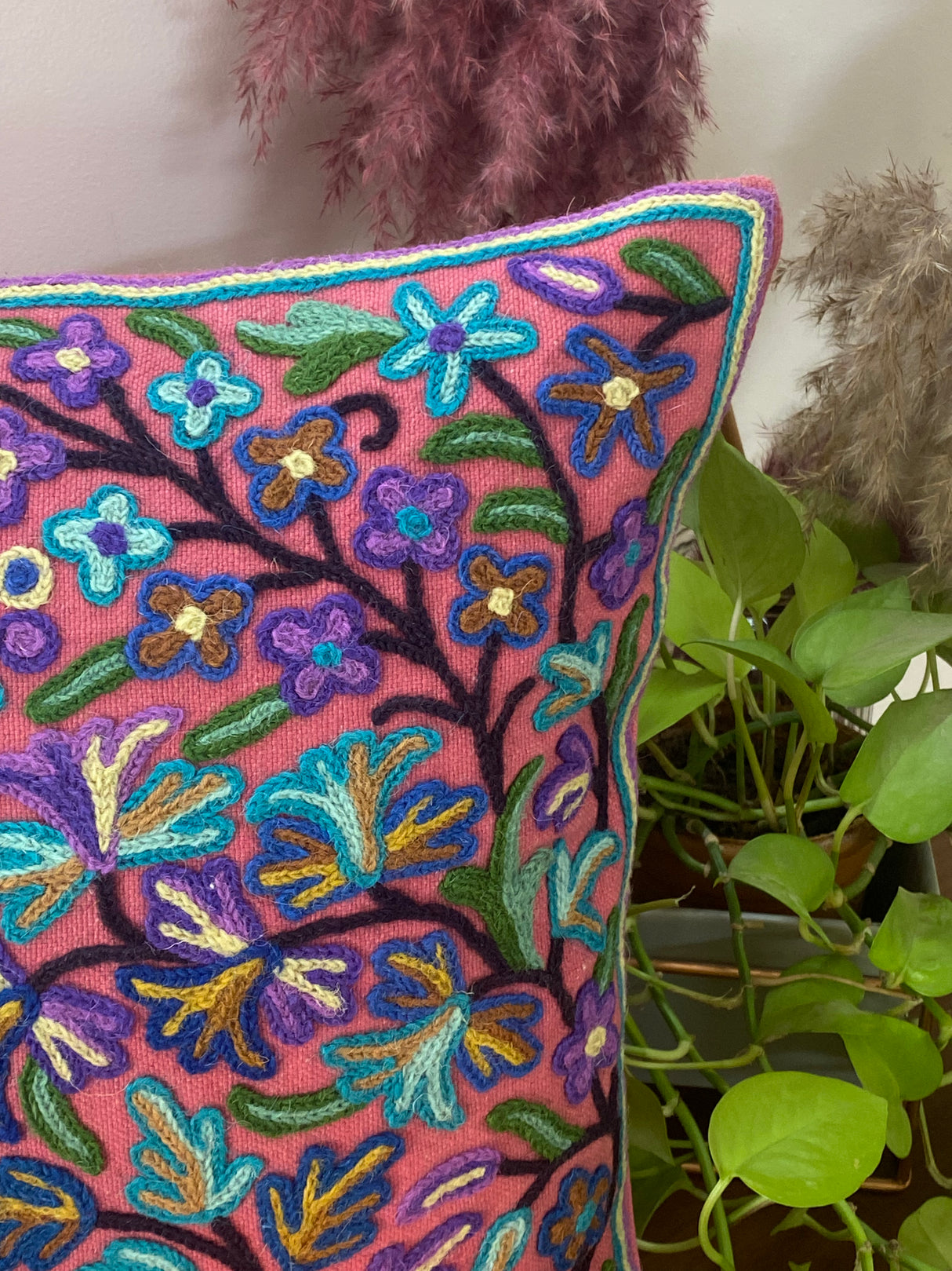 Kashmiri Cushion Cover -16*16 inches