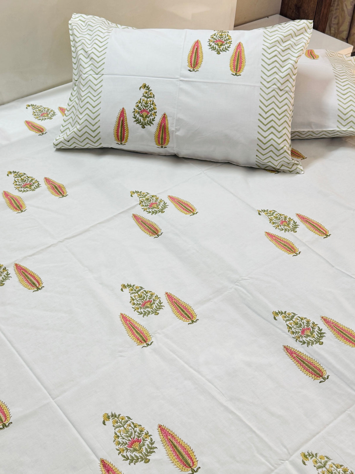Blockprint Cotton Bedsheet