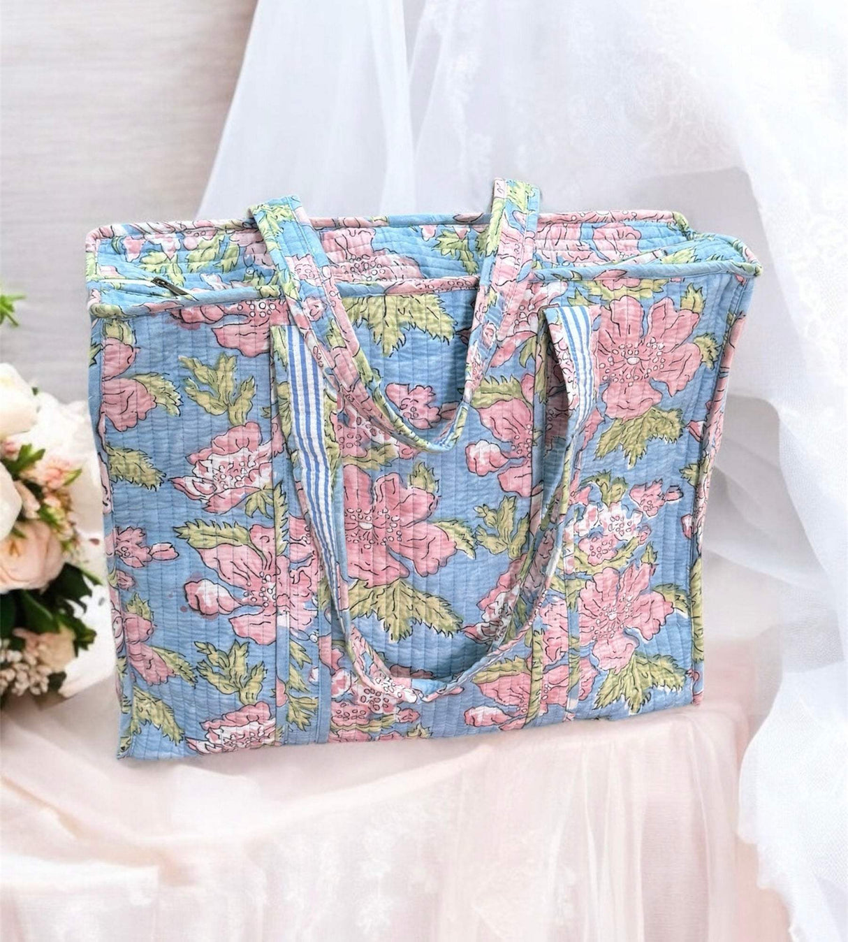 Tote Bag (with Zip Closure)