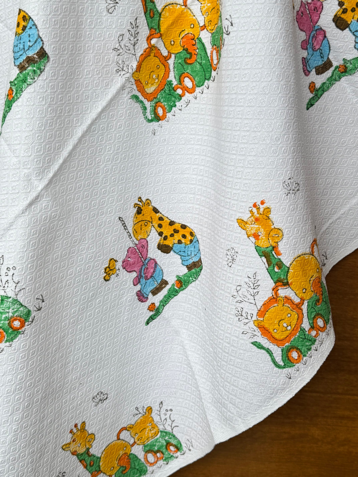 Madagascar Anumals Blockprint Kids Towel – Cotton Jacquard Weave