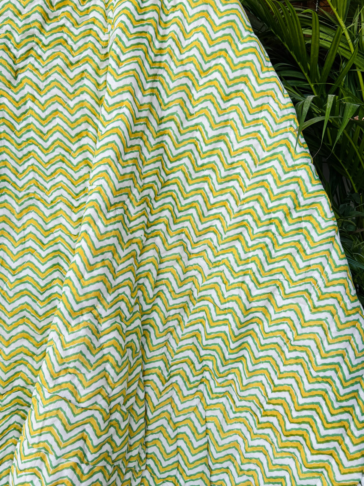 Hot Air Balloon Blockprint Kids Quilt