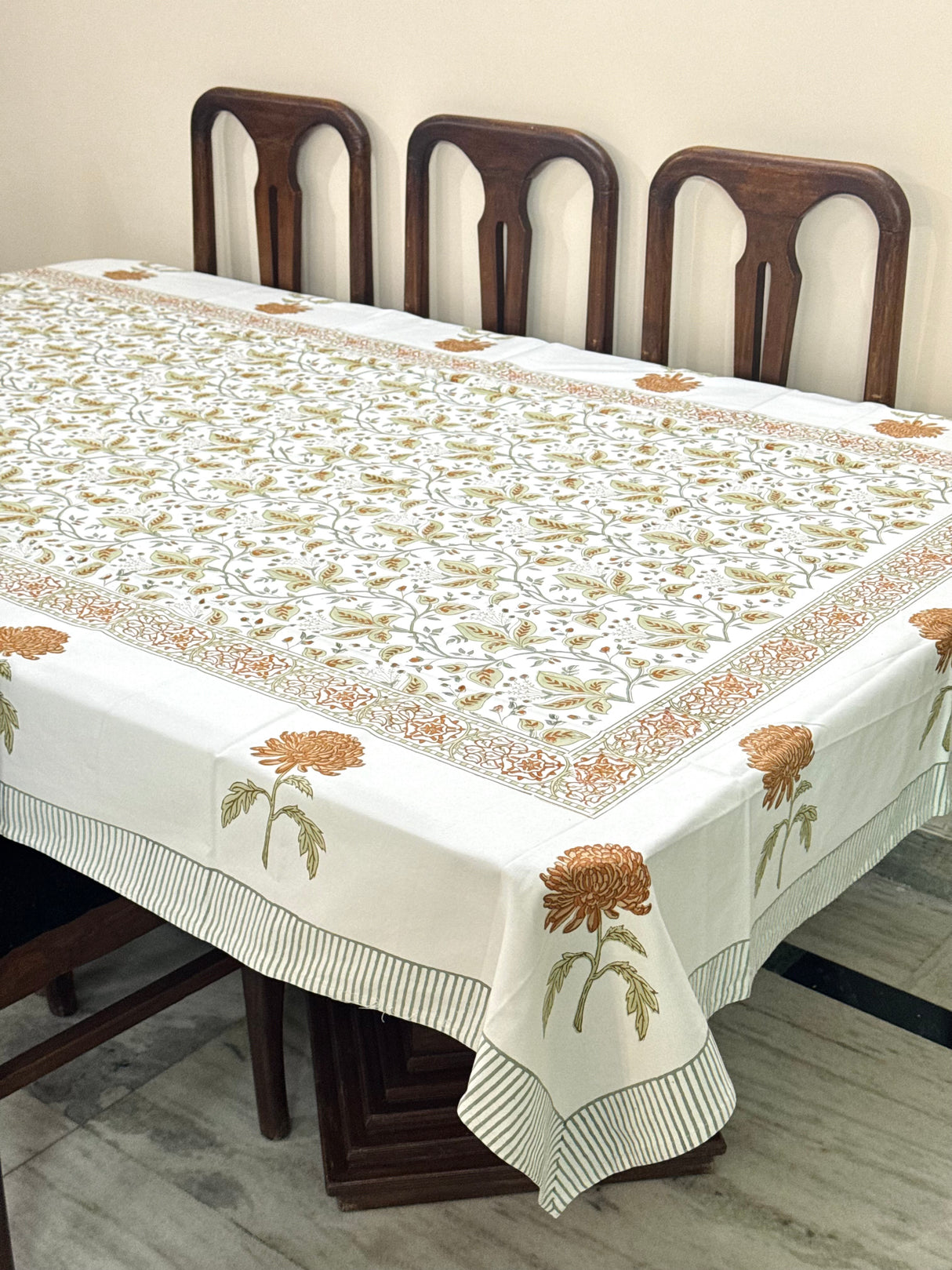 Blockprint Table Cloth 8 Seater (108*60 inches)