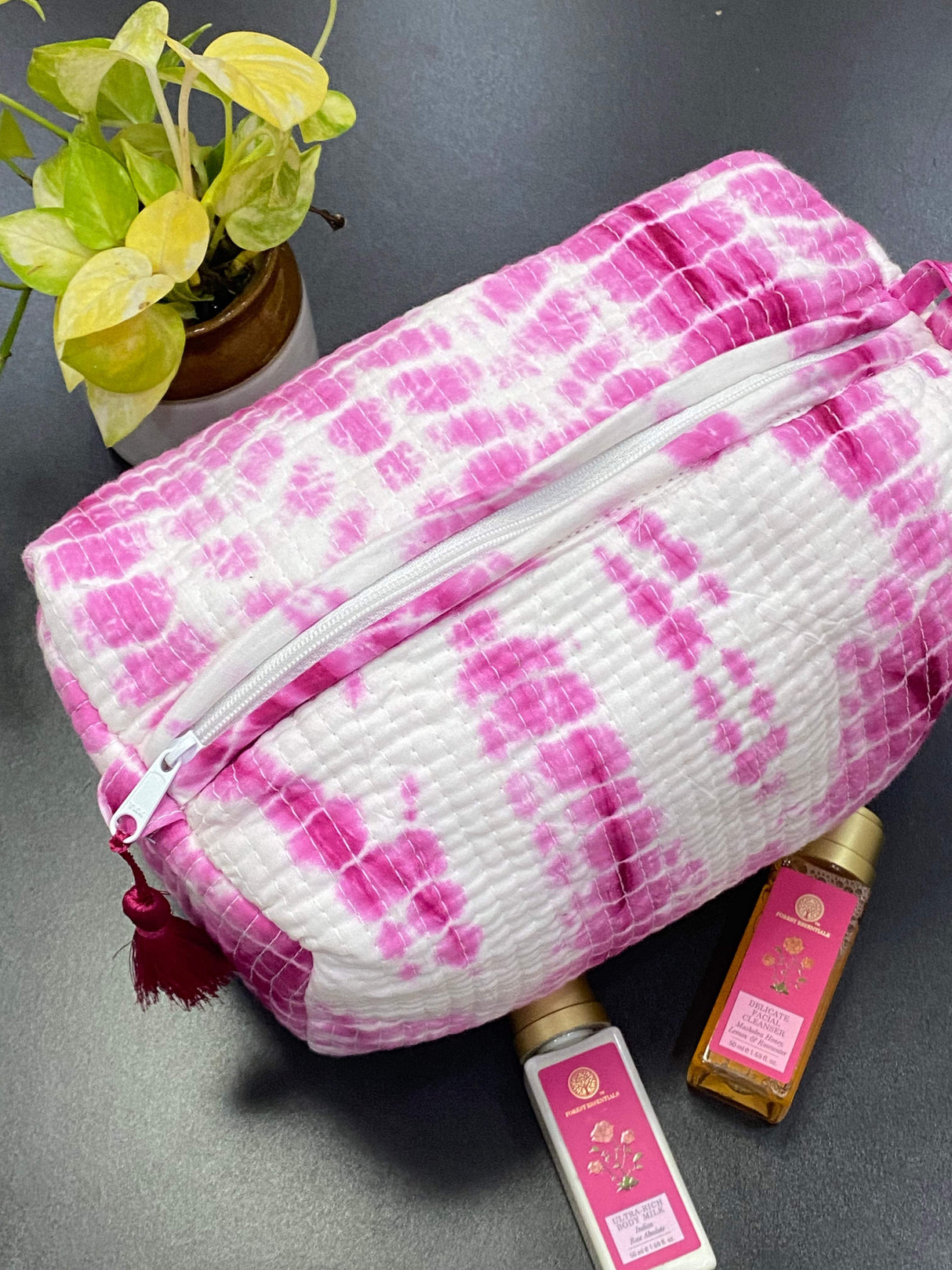 LARGE Multipurpose Quilted Pouch/ Bag