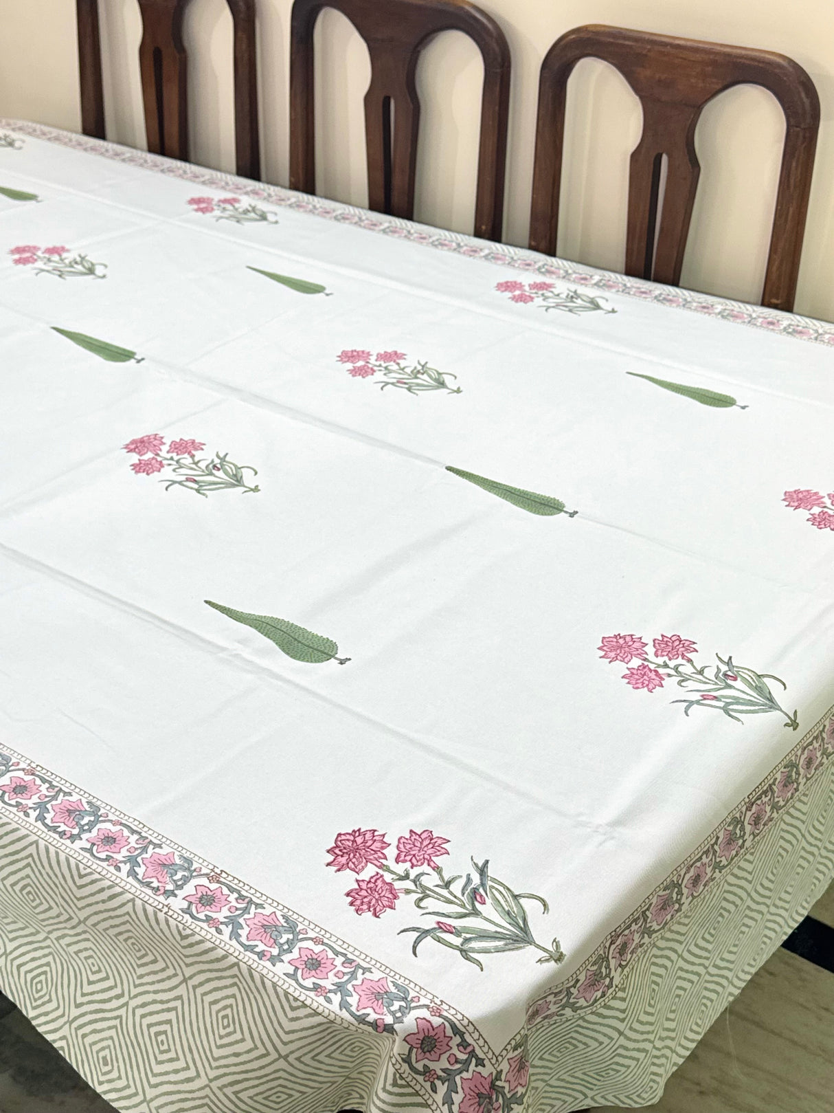 Blockprint Table Cloth 8 Seater (108*60 inches)