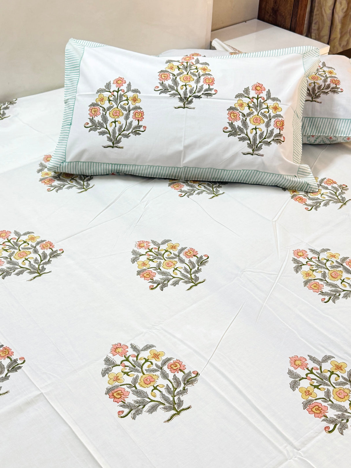 Blockprint Cotton Bedsheet