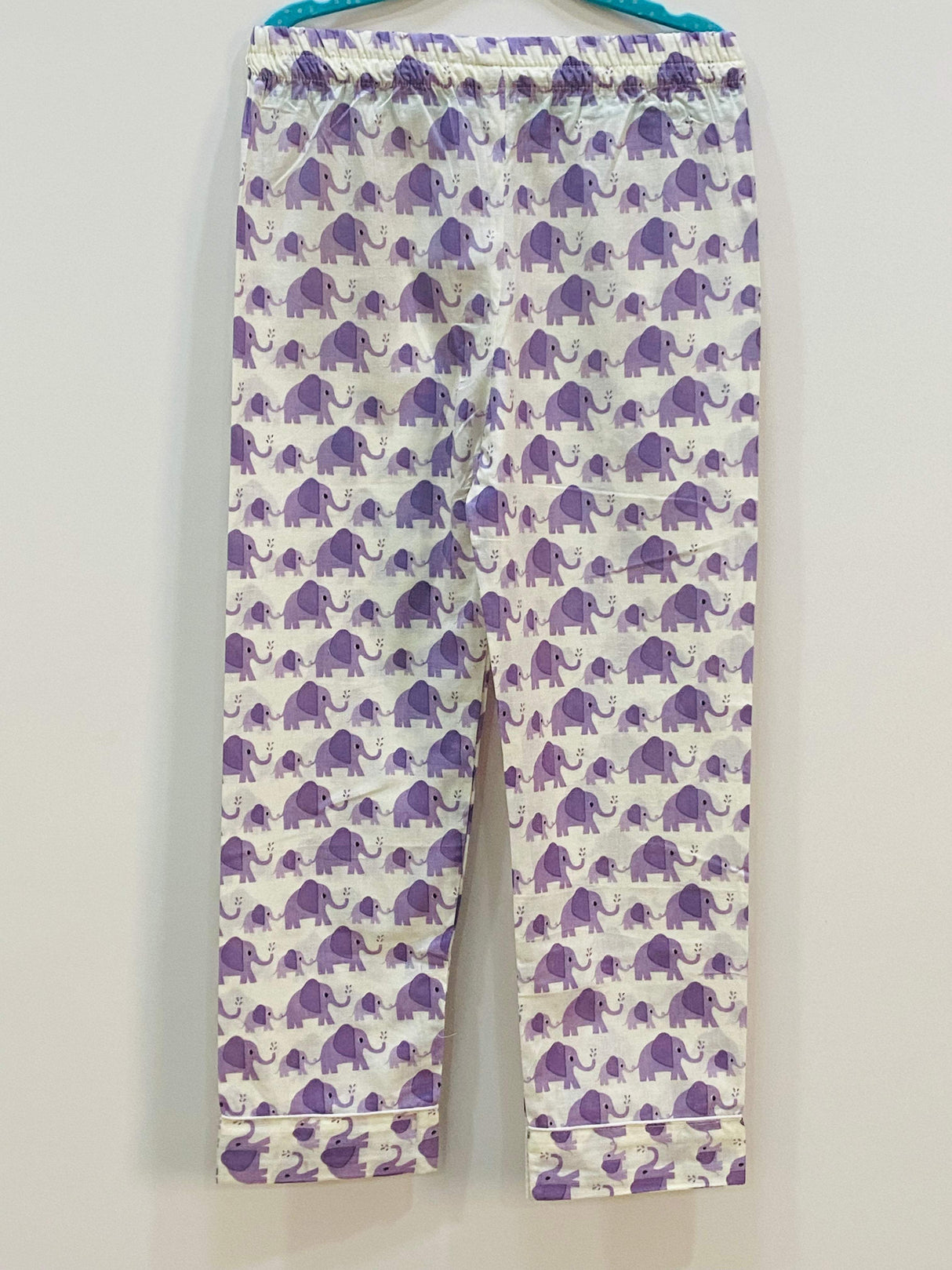 Purple Elephant Kids Night Suit Set