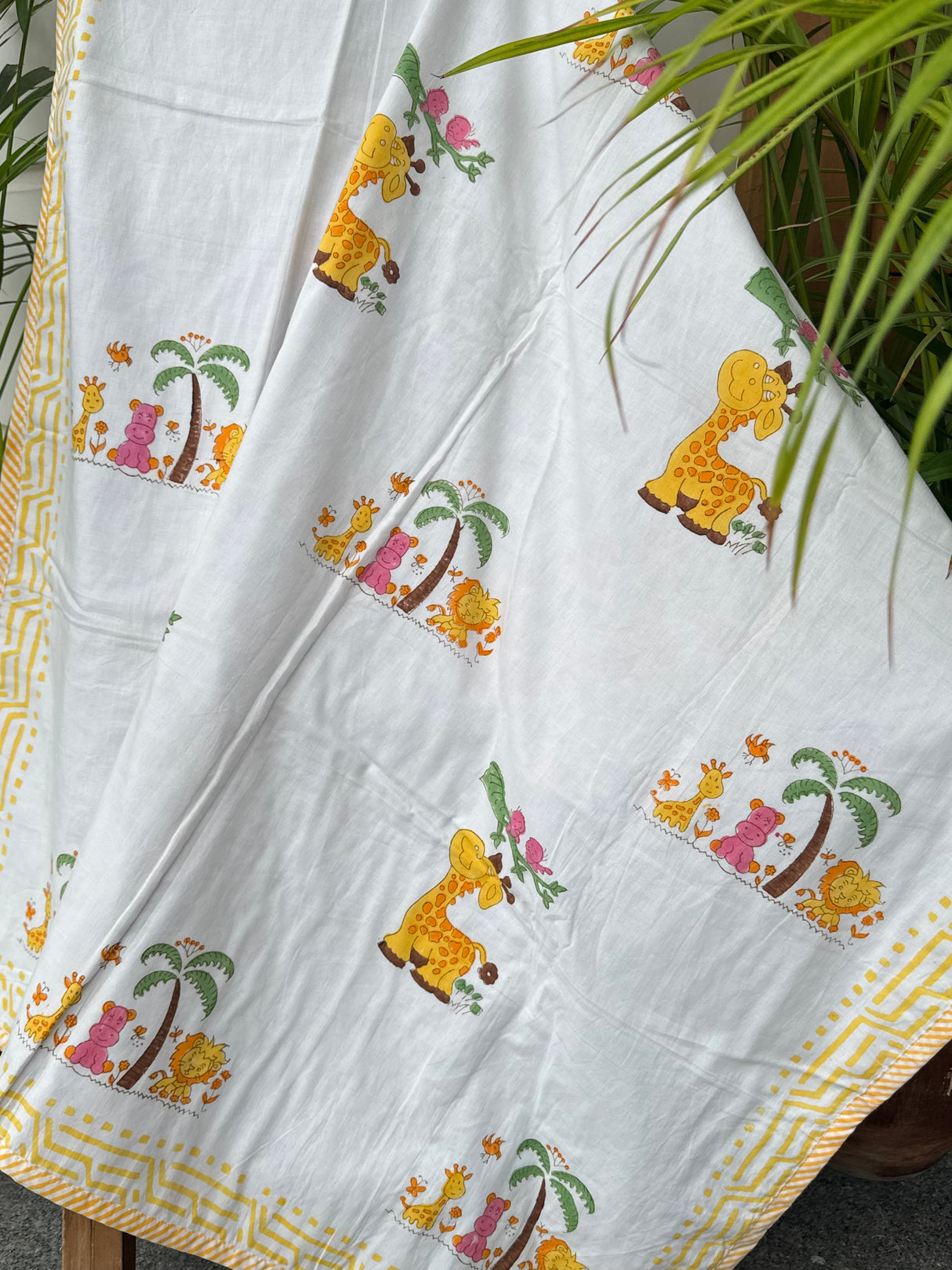 Zoo Animals- Layered Kids Blanket
