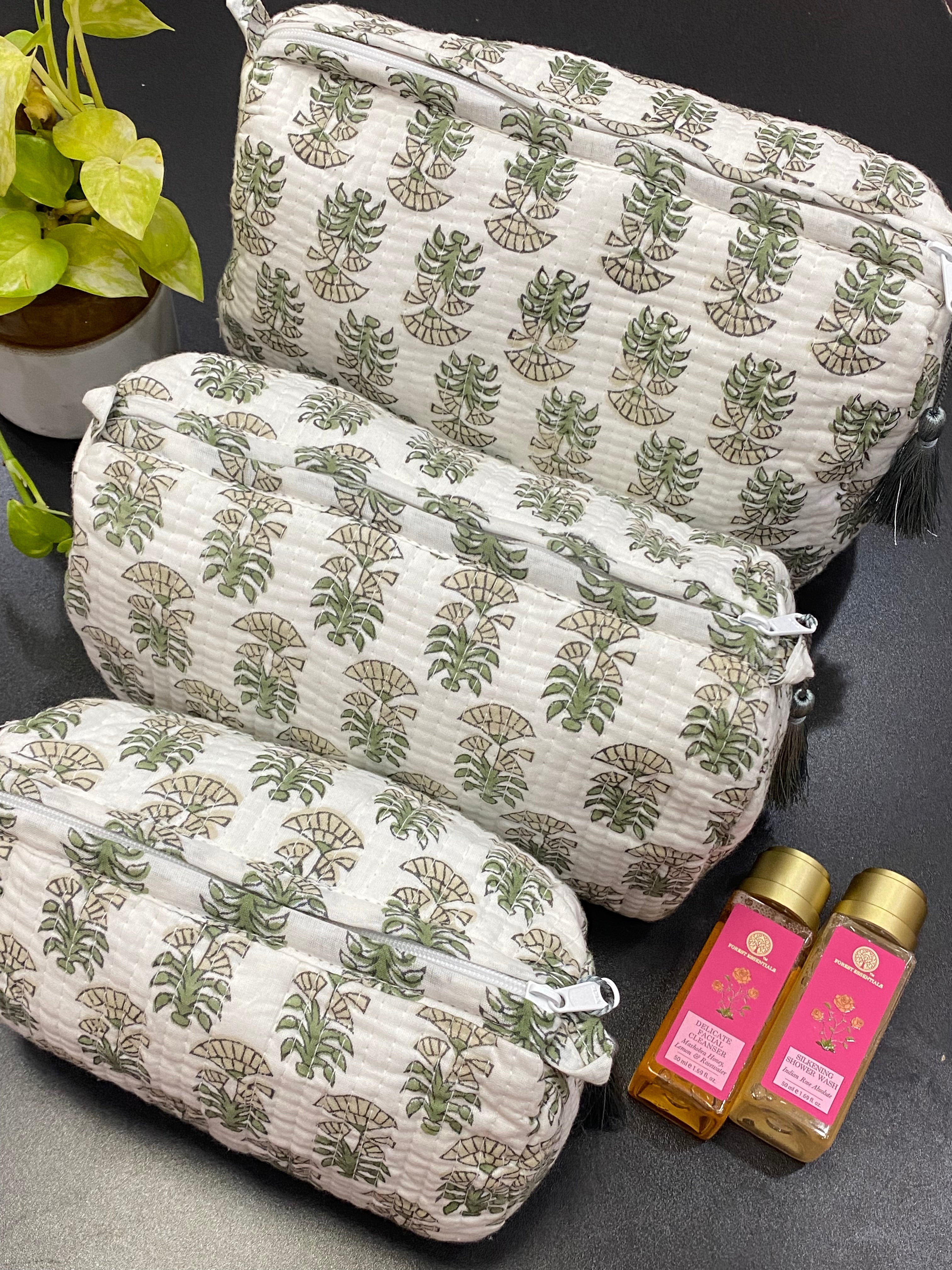 Set of 3 Multipurpose Pouch (large, medium and small)