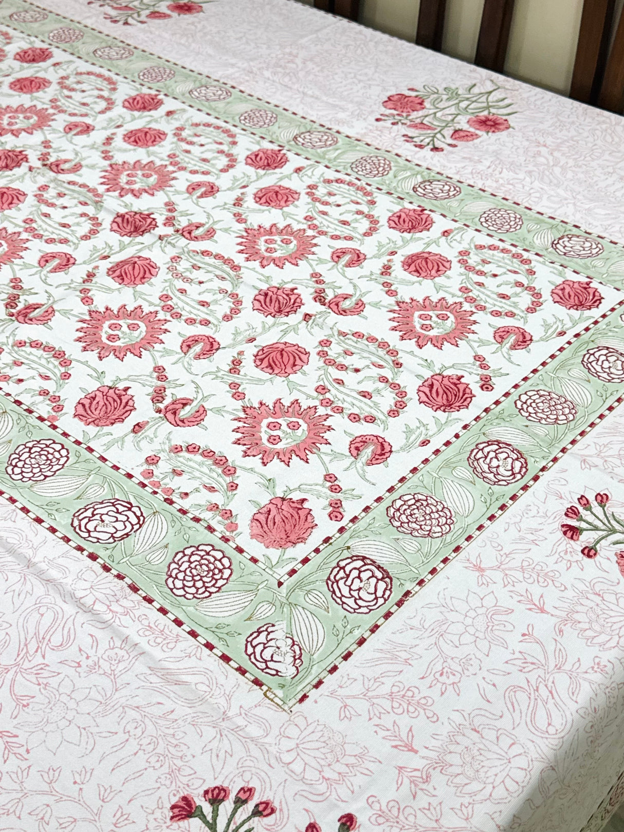 Blockprint Table Cloth 8 Seater (108*60 inches)