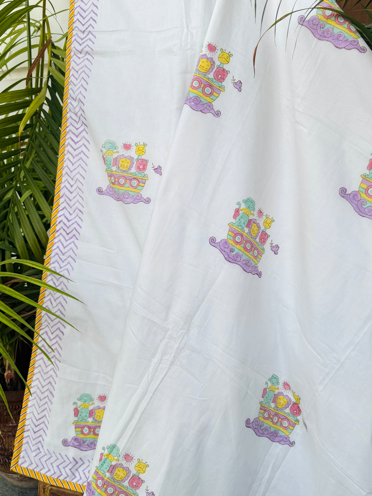 Animals Ride- Layered Kids Blanket