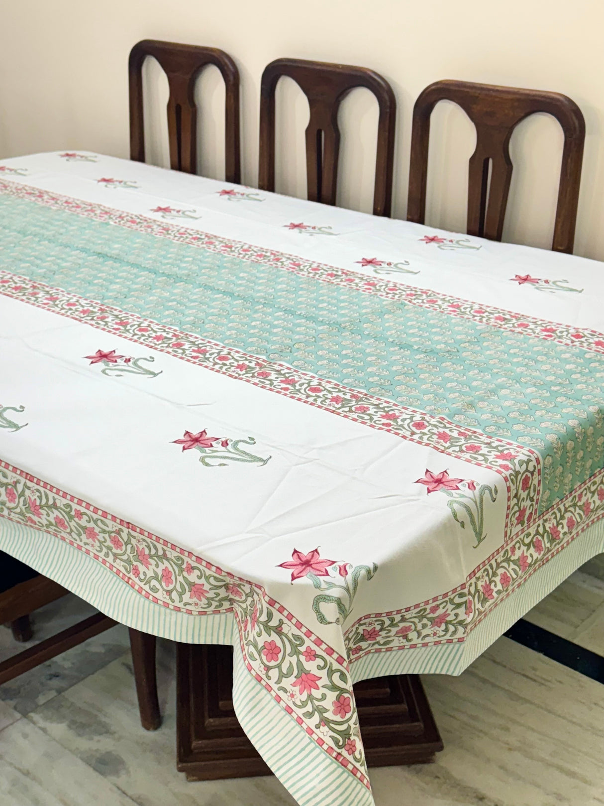 Blockprint Table Cloth 8 Seater (108*60 inches)