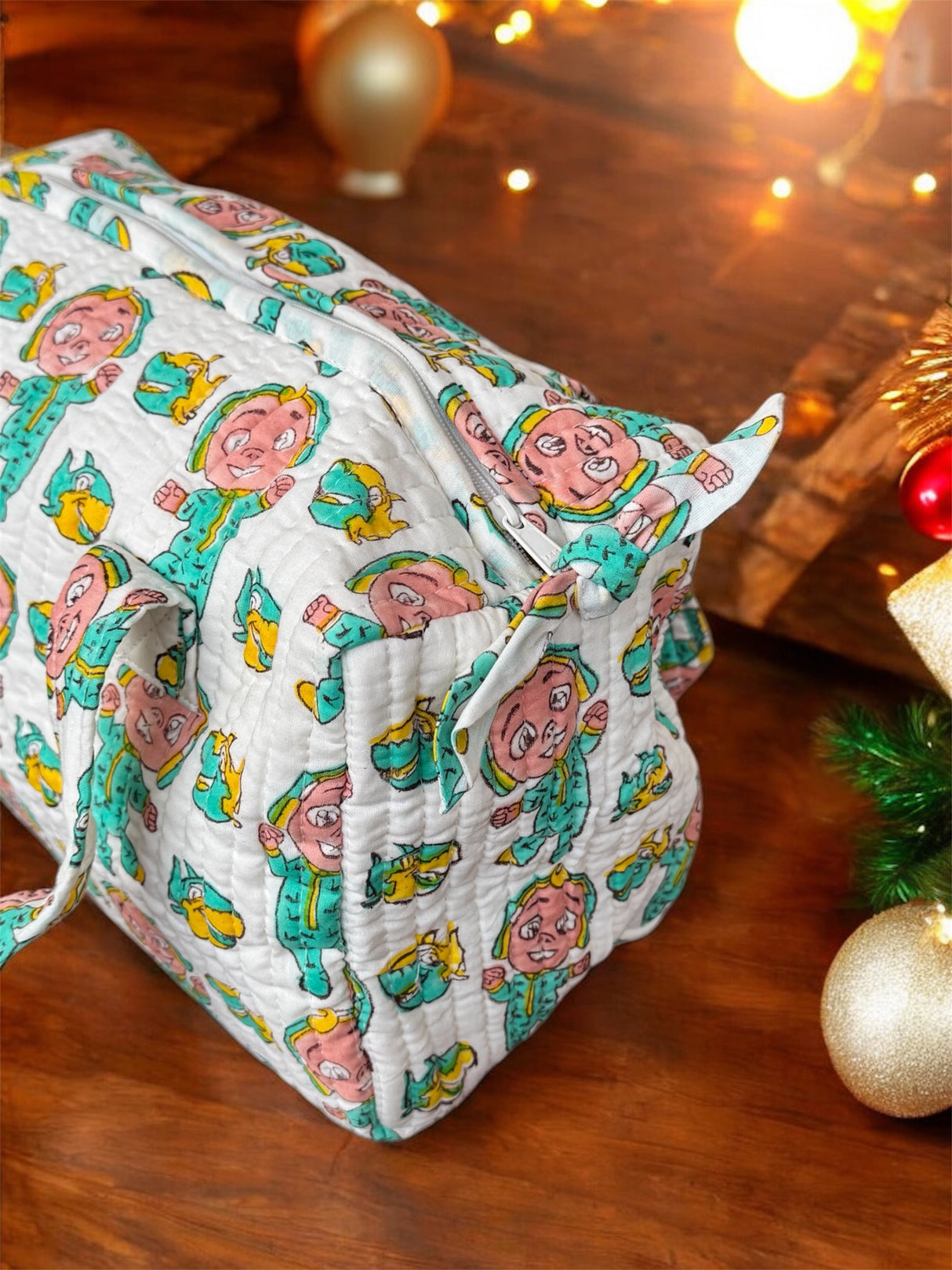 Cocomelon Multipurpose/Diaper Bag- Quilt