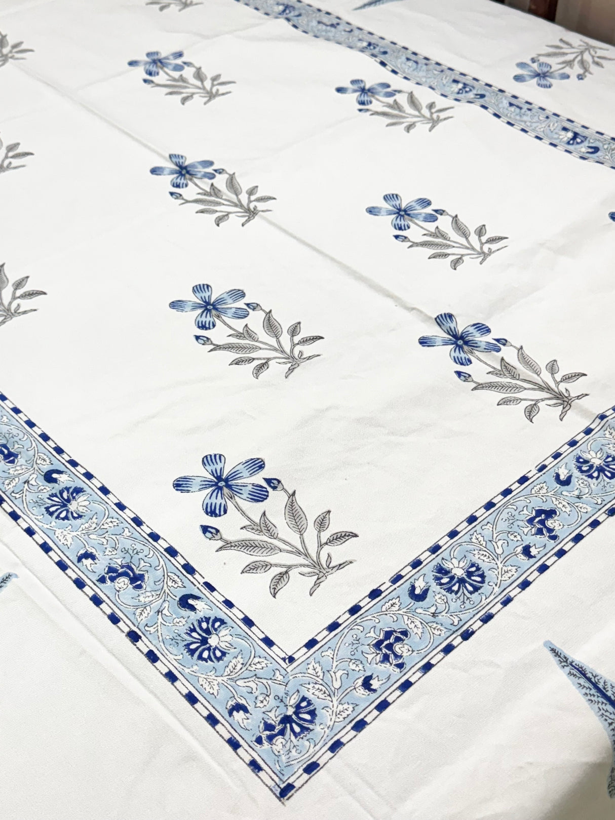 Blockprint Table Cloth 6 Seater (90*60 inches)