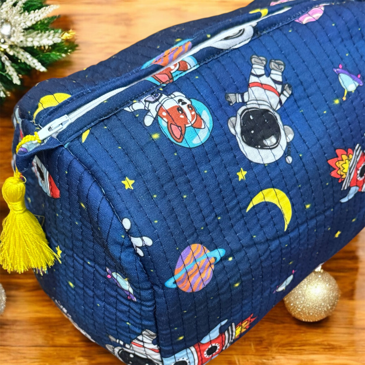 LARGE Multipurpose Quilted Pouch/ Bag