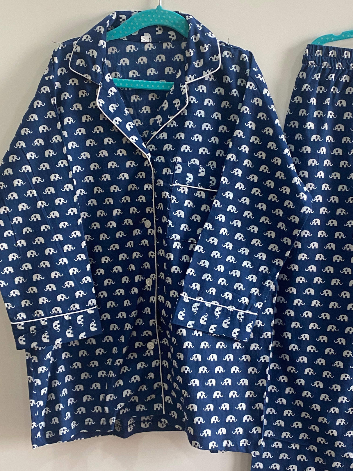 Blue Elephant Kids Night Suit Set