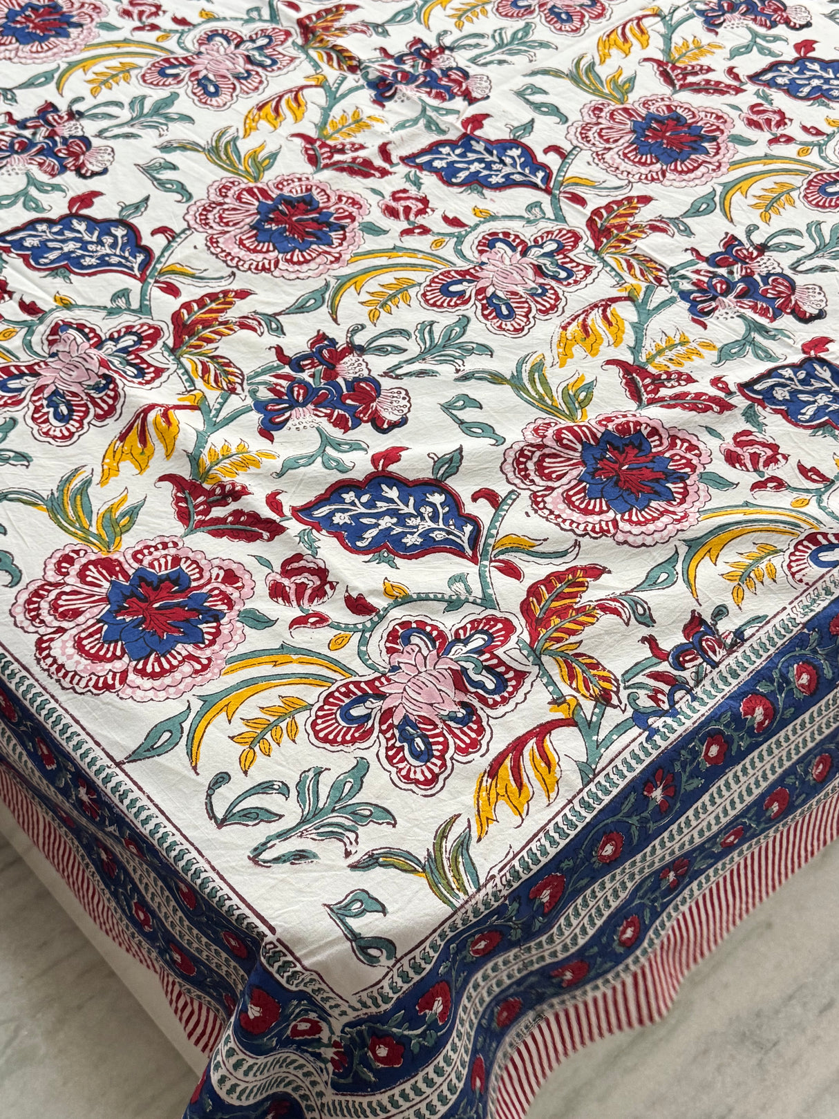 Blockprint Cotton Bedsheet