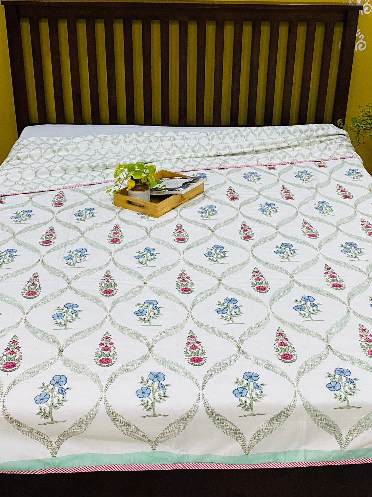 Blockprint Cotton Dohar