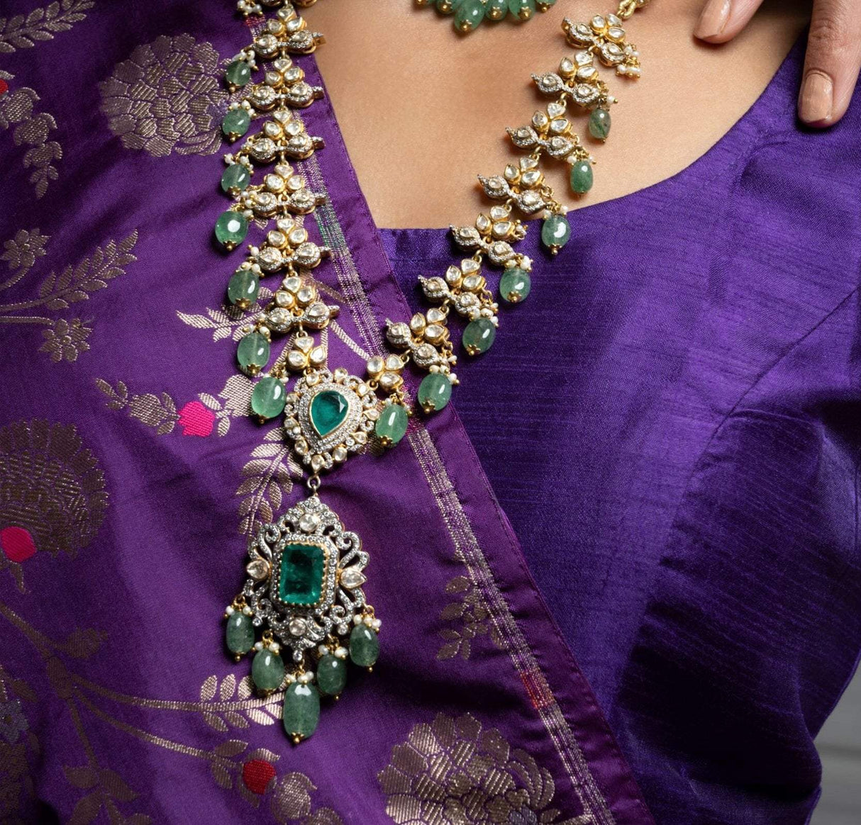 The Silver Legacy - Gorgeous Handcrafted 92.5 Silver Necklace and Earrings