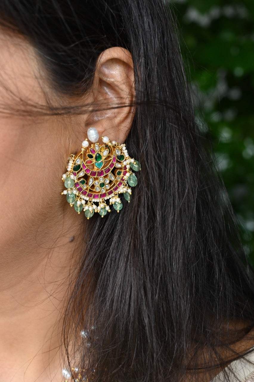 Chandrika Kundan Silver Choker Set