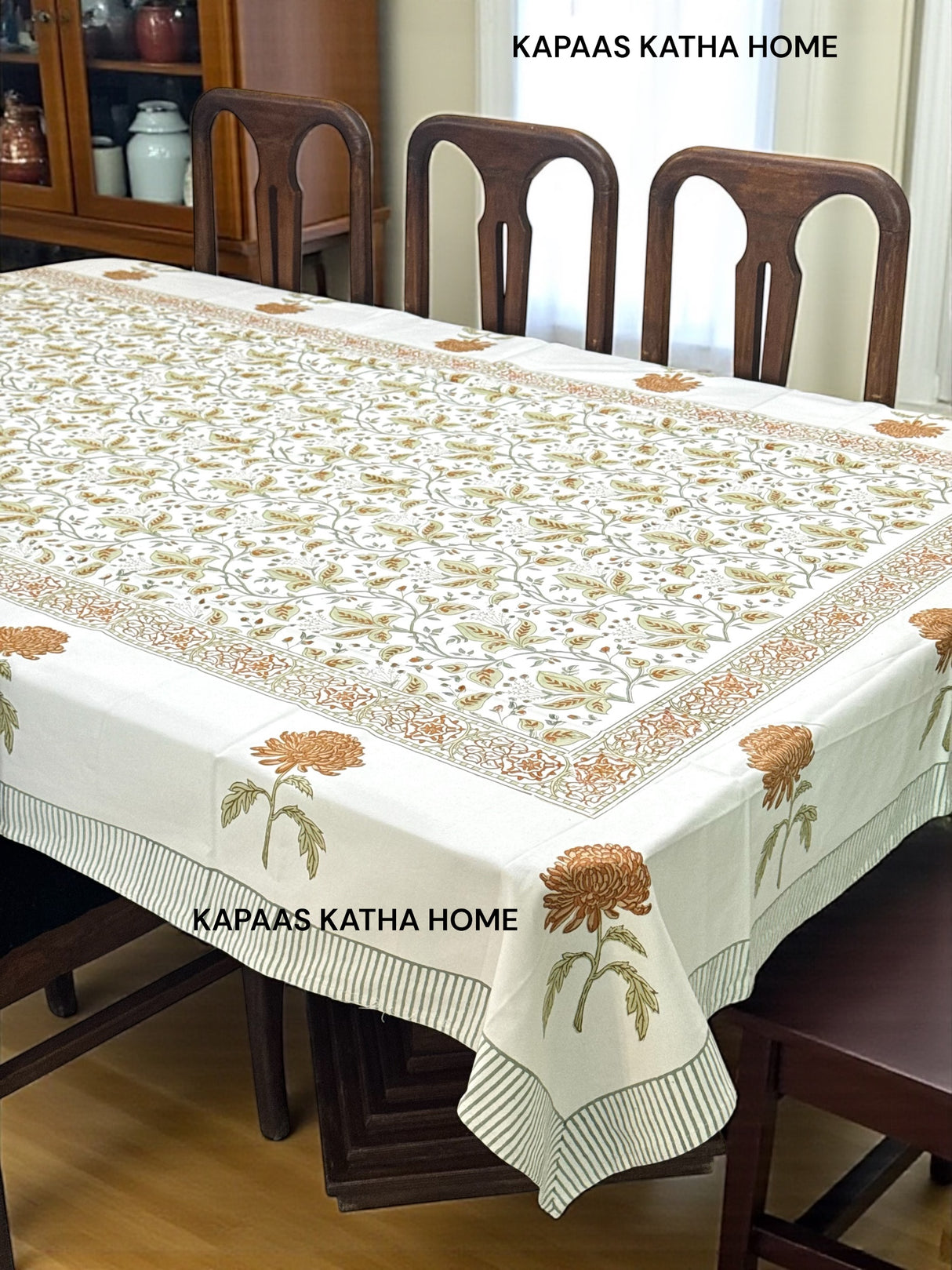 Blockprint Table Cloth 8 Seater (108*60 inches)
