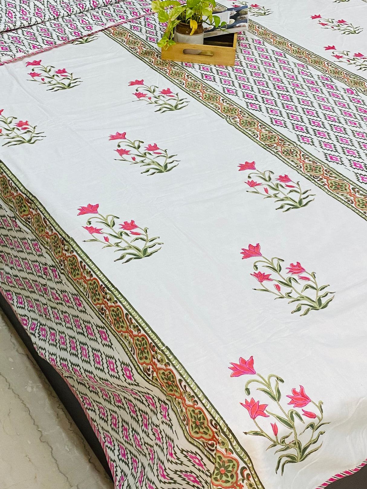 Blockprint Cotton Dohar