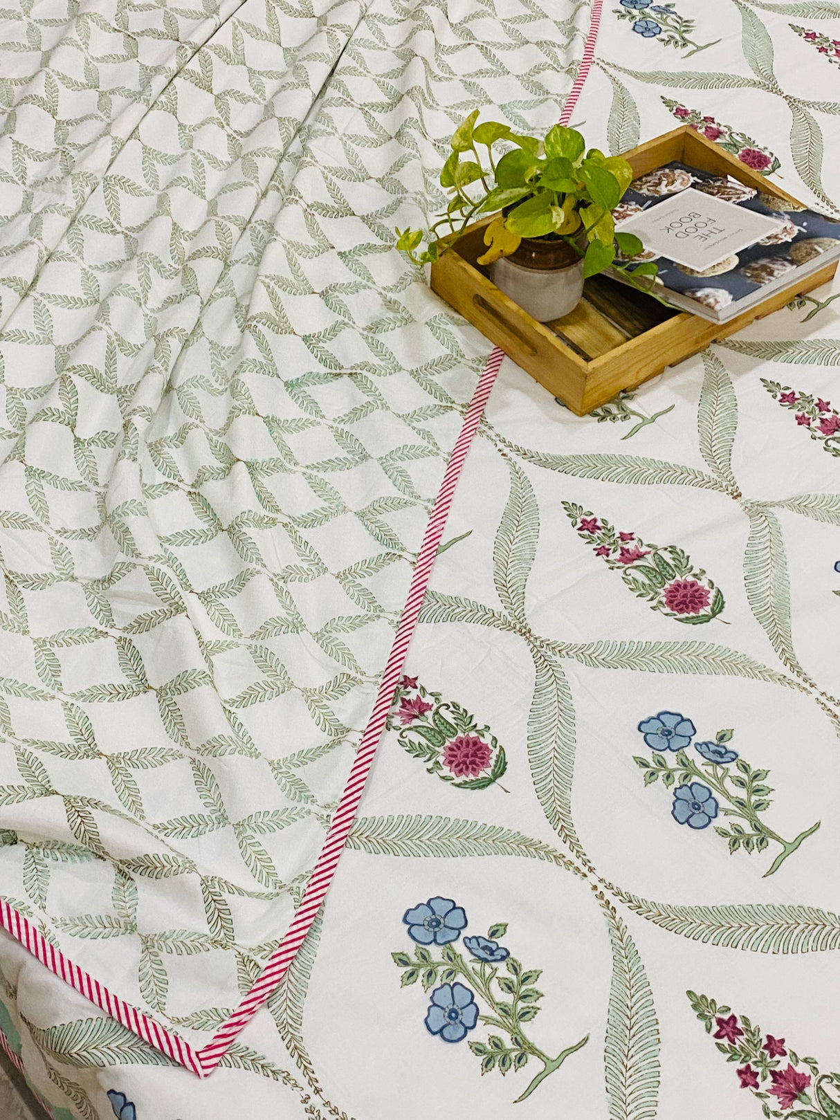 Blockprint Cotton Dohar