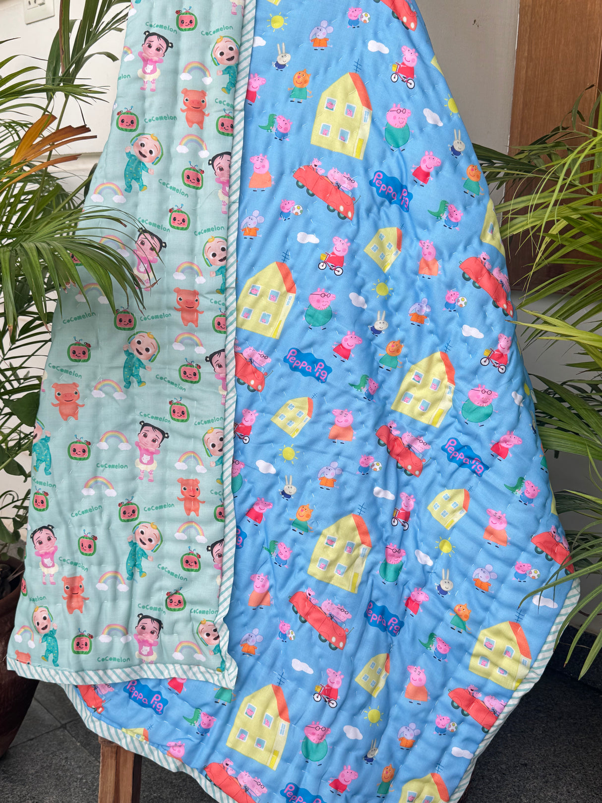 Peppa Pig Cocomelon Kids Quilt