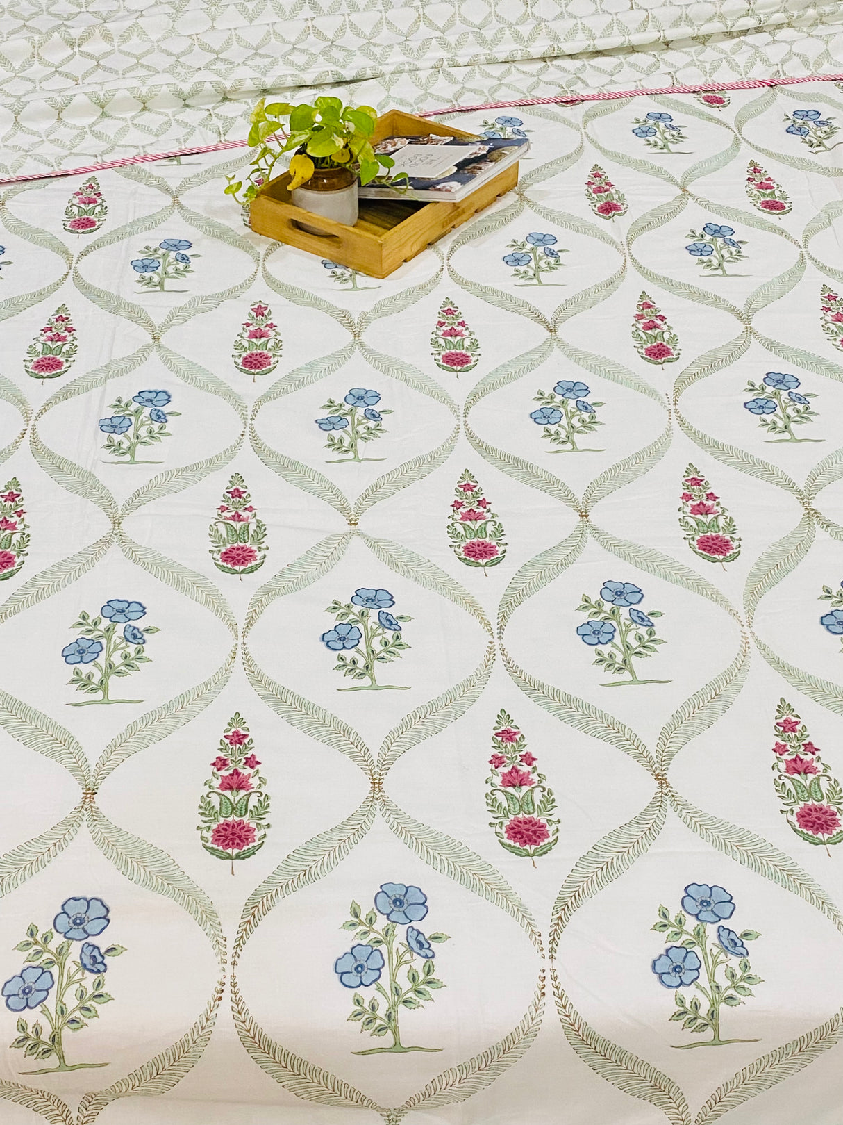Blockprint Cotton Dohar