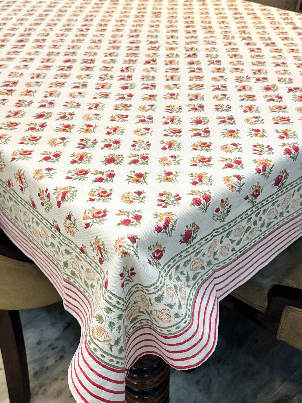 Blockprint Table Cloth 8 Seater (108*60 inches)