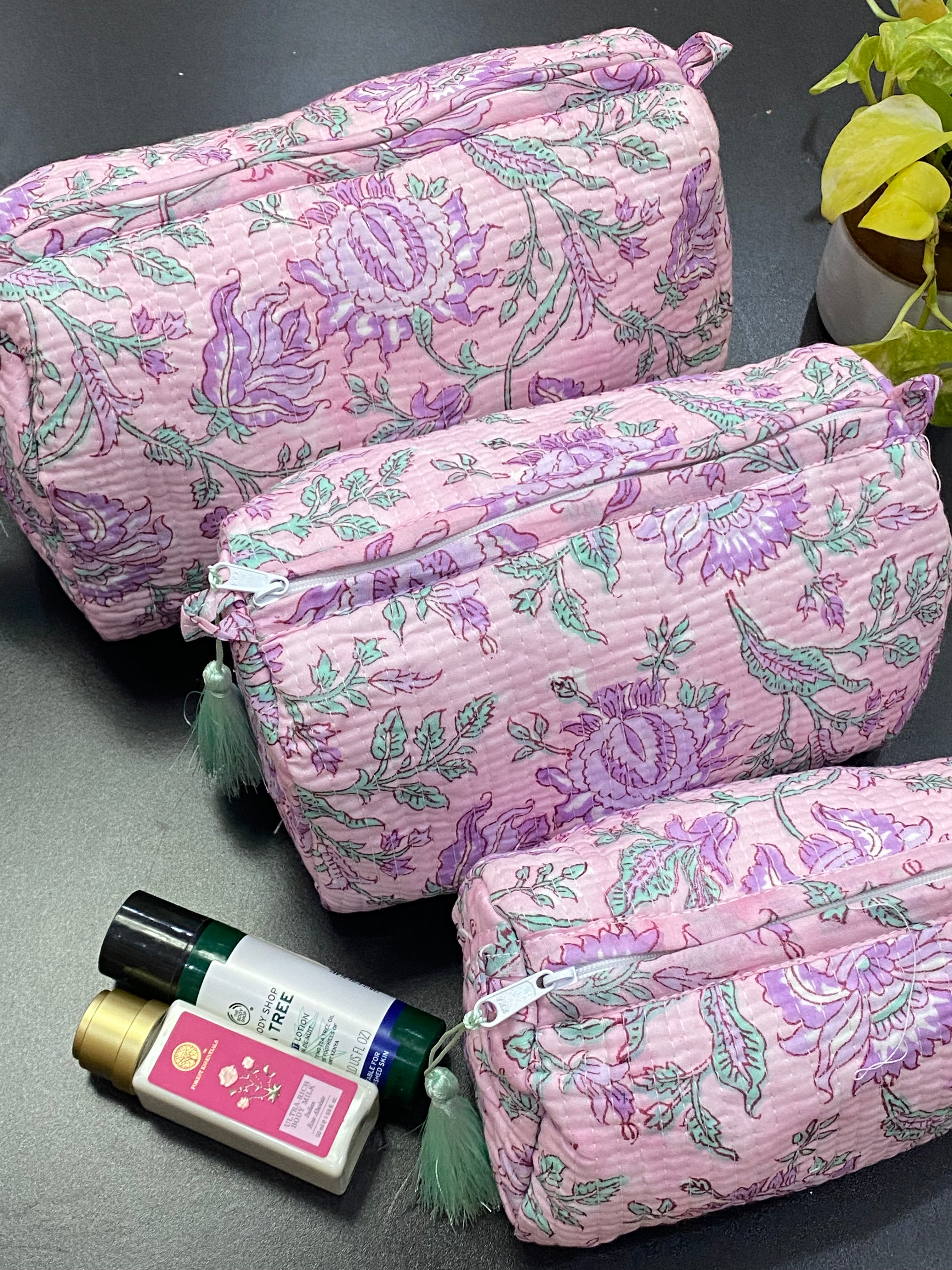 Set of 3 Multipurpose Pouch (large, medium and small)