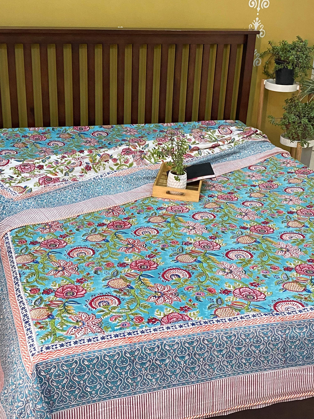 Blockprint Cotton Dohar