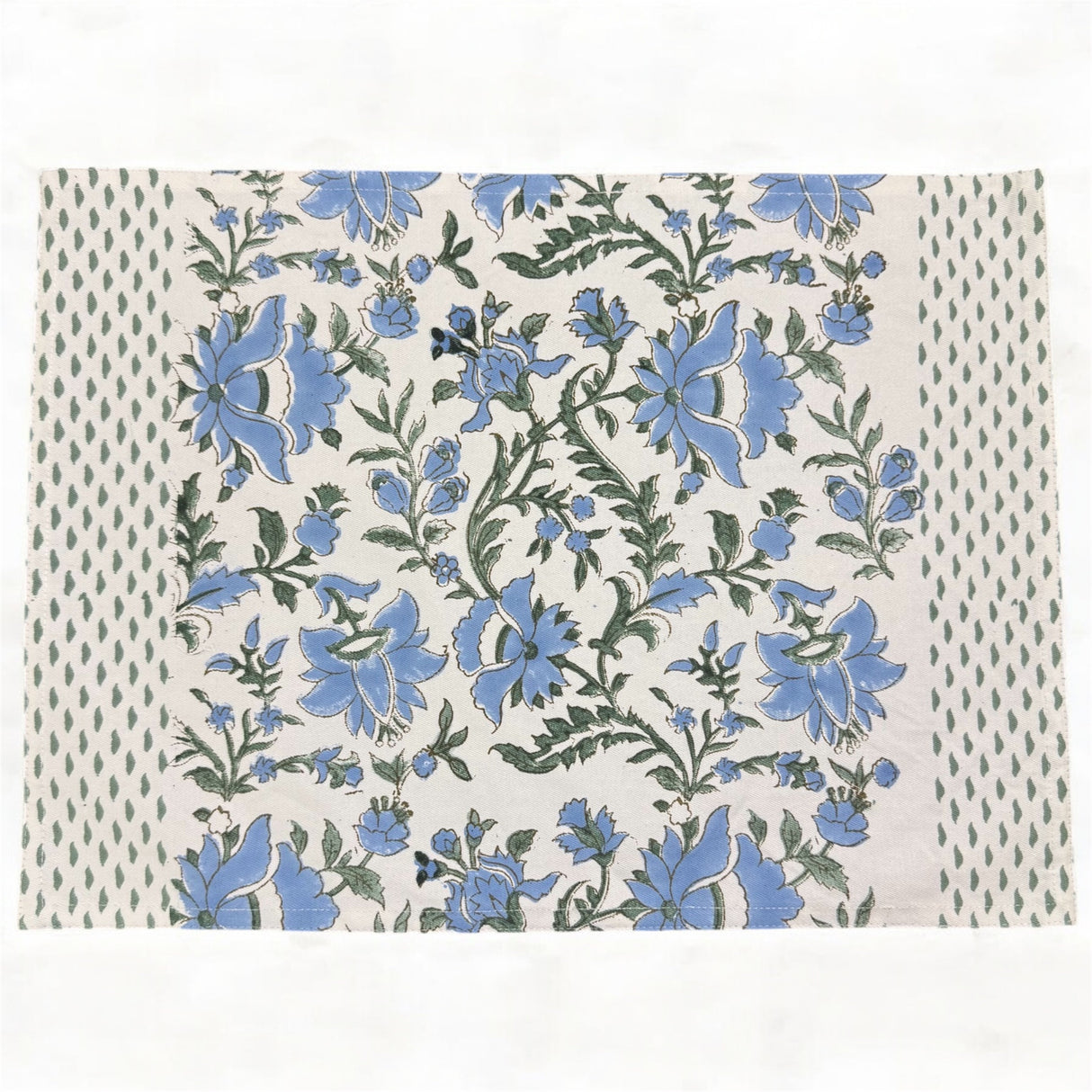 Blockprint Table Mat & Napkin Set- 6 Seater